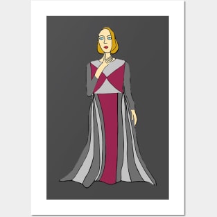 Empowered Woman - Evening Dress - Evening Moment Posters and Art